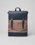 Sandqvist Hege Rucksack - Earth Brown / Marineblau