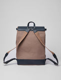 Sandqvist Hege Rucksack - Earth Brown / Marineblau