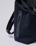 Sandqvist Hege Haken Rucksack - Marine-Blau