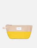 Sandqvist Cleo Wash Bag - Gelb / Beige