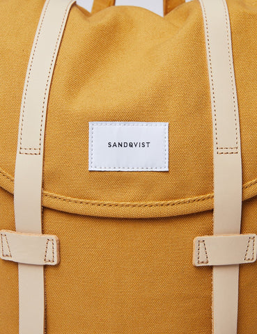 Sandqvist Stig Rucksack (Canvas) - Honig Gelb