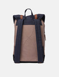 Sandqvist Stig Rucksack (Canvas) - Marine-Blau / Earth Brown