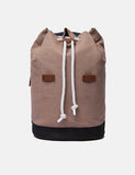 Sandqvist Stig Rucksack (Canvas) - Marine-Blau / Earth Brown