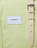 Sandqvist Dante Roll Top Rucksack - Lemon