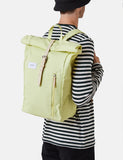 Sandqvist Dante Roll Top Rucksack - Lemon