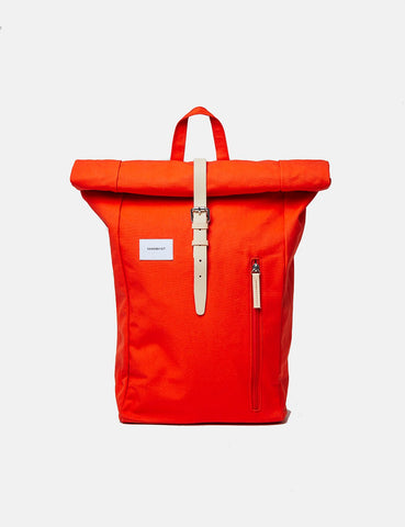 Sandqvist Dante Roll Top Rucksack - Poppy Red