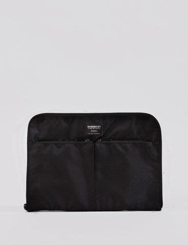 Sandqvist Espen Laptop Case (Ripstop) - Schwarz