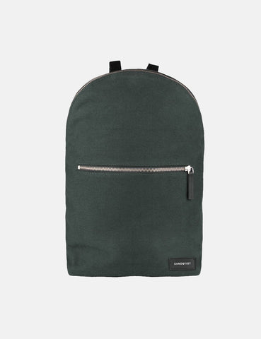 Sandqvist Alfons Rucksack (Canvas) - Beluga Grün