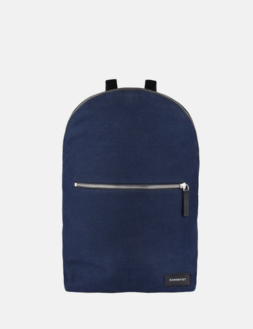 Sandqvist Alfons Rucksack (Canvas) - blau