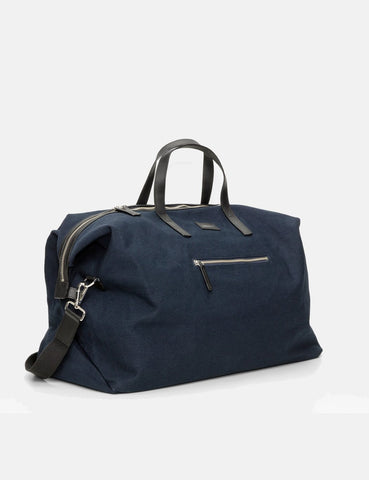 Sandqvist Damien Weekend Bag - Blau / Schwarz