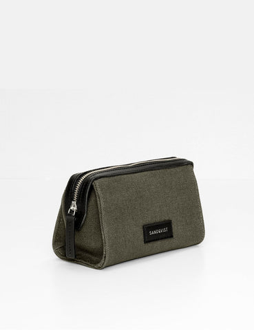 Sandqvist Ina Wash Bag - Beluga Grün