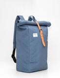 Sandqvist Dante Roll Top Rucksack - Dusty Blau