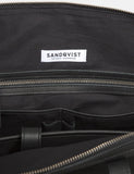 Sandqvist Damien Weekend Bag (Leder) - Schwarz