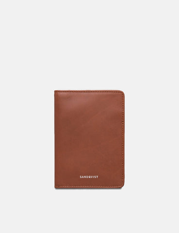 Sandqvist Malte Wallet (Leder) - Cognac Brown