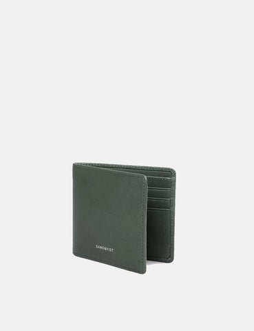 Sandqvist Manfred Wallet (Leder) - Grün