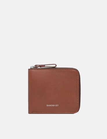 Sandqvist Tyko Wallet (Leder) - Cognac Brown