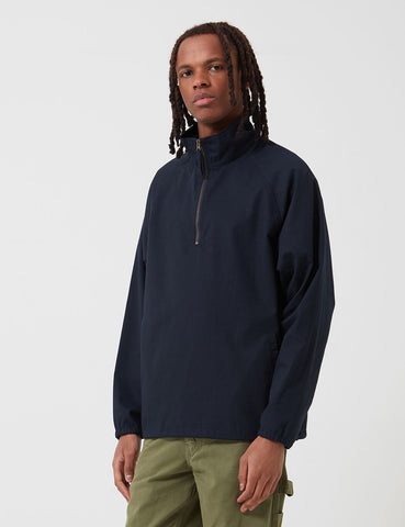 Stan Ray 1/4 Zip Pop Smock Jacke (Ripstop) - Marine-Blau