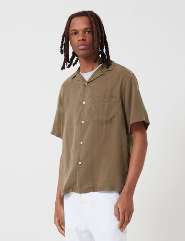 Portugiesisch Flanell Dogtown Shirt - Olivgrün