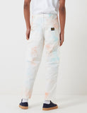 Stan Ray Painter Pant - Coral / Parrott Tye Dye