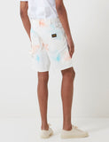 Stan Ray 80er Painter Short - Coral / Parrott Tye Dye