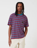 Stan Ray Yarn Dye Stripe Grenzen T-Shirt - Parrot