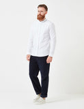 Suit Grandad Oxford Shirt - White