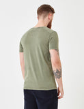 Suit Bart Sun Bleached T-Shirt - Dusty Green