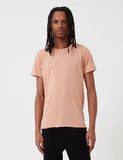 Anzug Hawk Raw Rand-T-Shirt - Staub orange