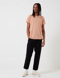 Anzug Hawk Raw Rand-T-Shirt - Staub orange