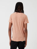 Anzug Hawk Raw Rand-T-Shirt - Staub orange