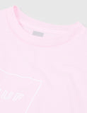 Huf Box Logo Puff T-Shirt - Pink