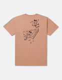 Huf Sk8 Rat TT SS T-Shirt - Peach