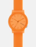 Komono Mono Watch - Neon Orange Glow