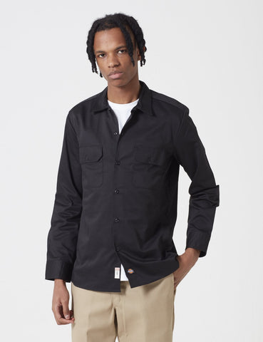 Dickies Work Shirt (Slim-Fit) - Schwarz