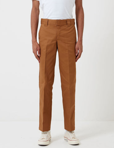 Dickies 873 Arbeitshose (Slim Gerade) - Brown-Ente