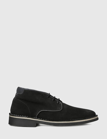 Hudson Margrey Chukka Boots (Suede) - Black