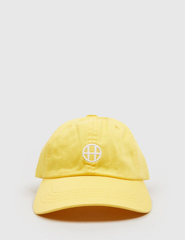 HUF Circle H Curved Peak Cap - Light Yellow