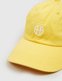 HUF Circle H Curved Peak Cap - Light Yellow