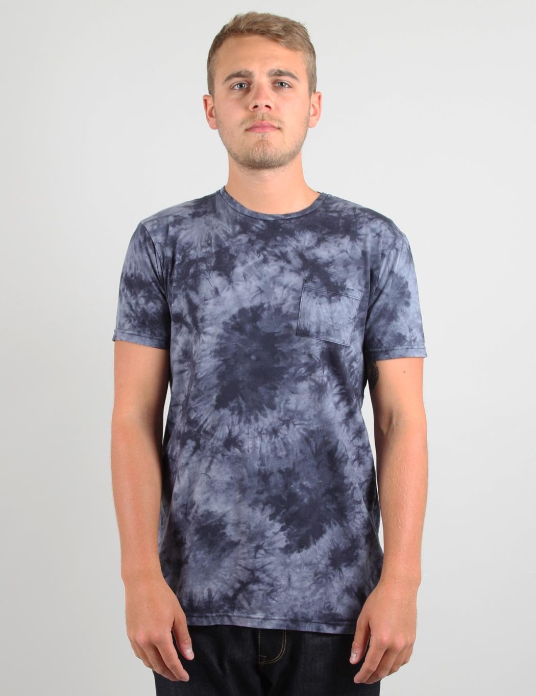 MTT Batik-T-Shirt - Schwarz / Blau