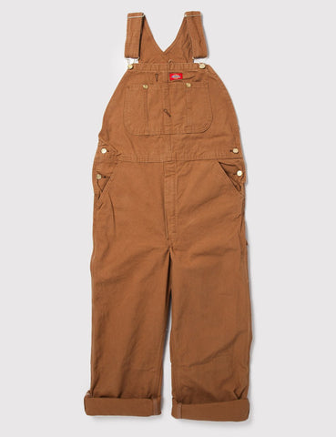 Dickies Latzhose - Rinsed Brown