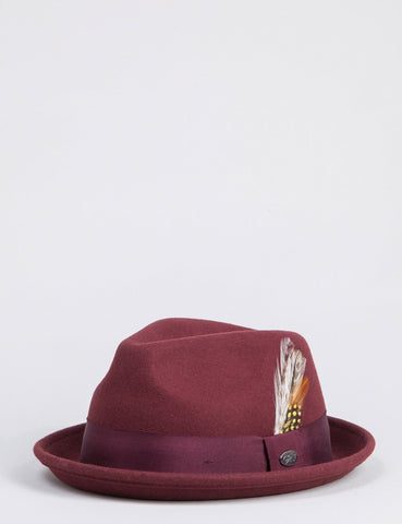 Bailey Cloyd Trilby-Hut - Oxblood