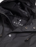 Rains Long Jacket - Schwarz