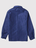 Le Laboureur Moleskin Arbeitsjacke - Marine-Blau