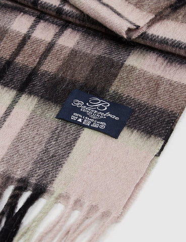 Clans of Scotland Ballantrae Lambs Wool Scarf - MacDuff Natural