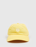 HUF Circle H Curved Peak Cap - Baby Yellow